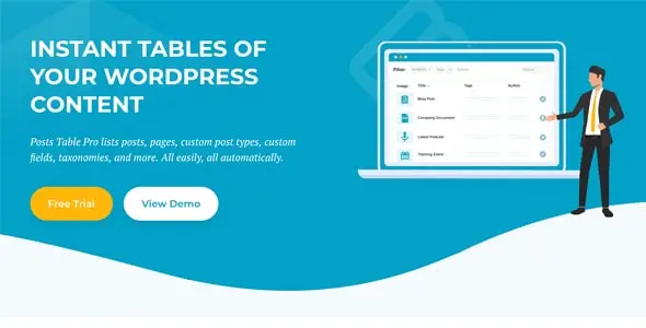 Posts Table Pro Plugin Posts Table Pro