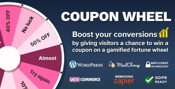 Coupon Wheel For WooCommerce Coupon Wheel For WooCommerce