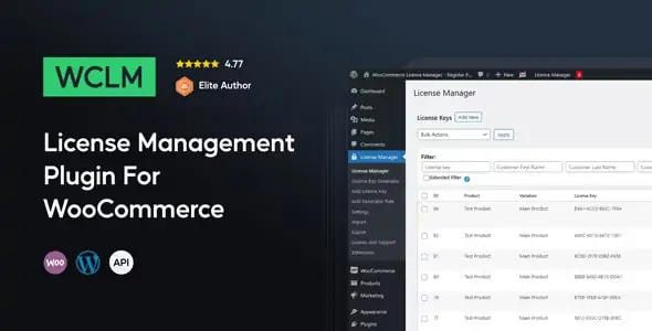 WooCommerce License Manager WooCommerce License Manager