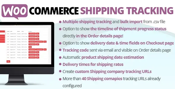 WooCommerce Shipping Tracking Plugin WooCommerce Shipping Tracking