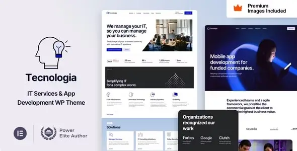 Tecnologia Tecnologia IT SAAS Software WordPress Theme - Giao Diện Dành Cho Công Nghệ và Phát Triển Phần Mềm