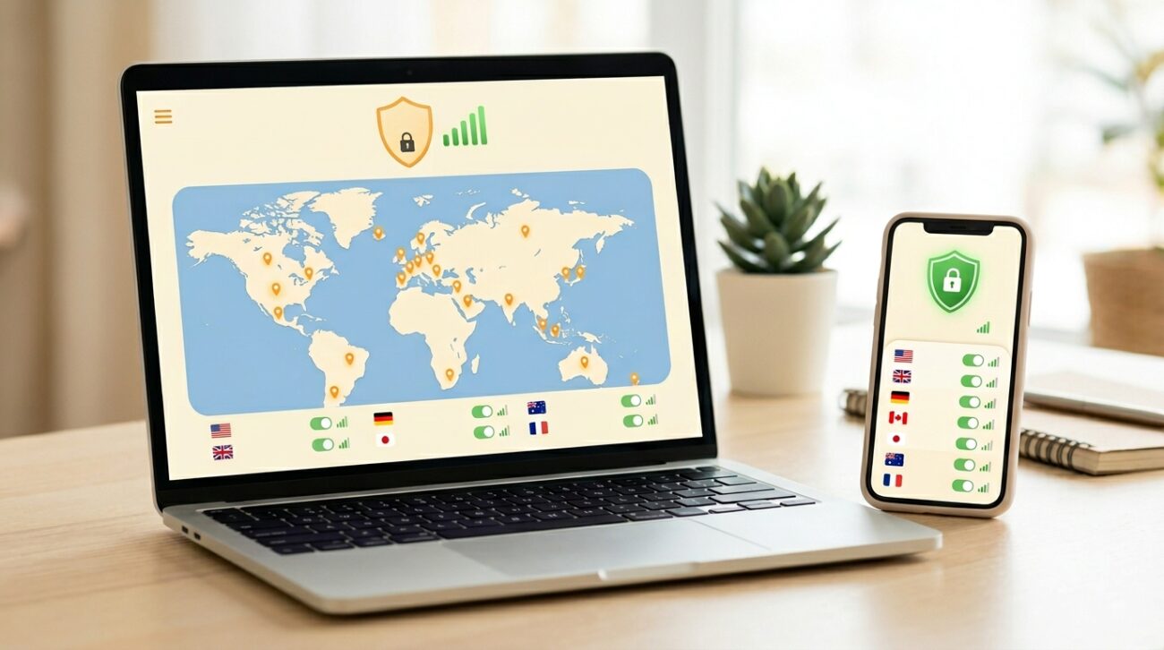 cách thay đổi VPN