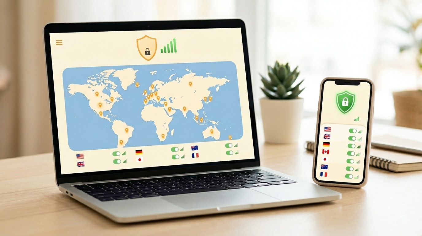 cách thay đổi VPN