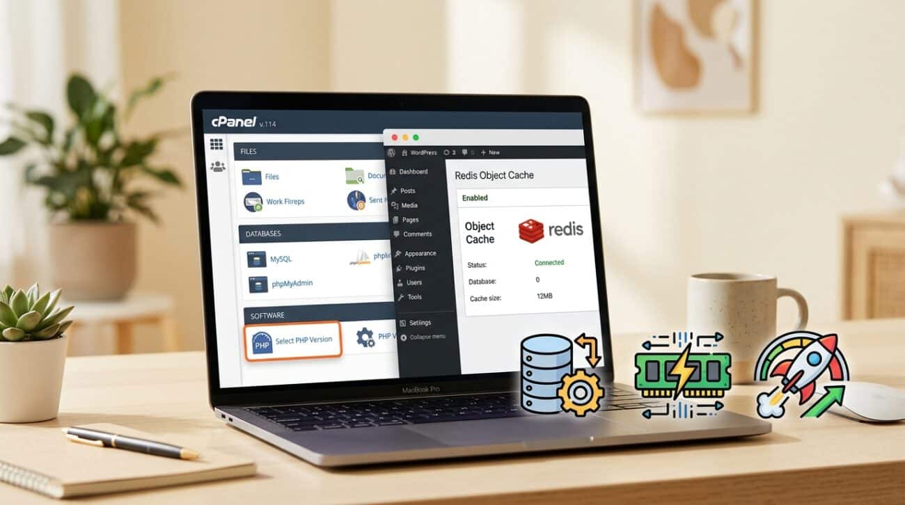 cài Redis Object Cache cho WordPress trên cPanel