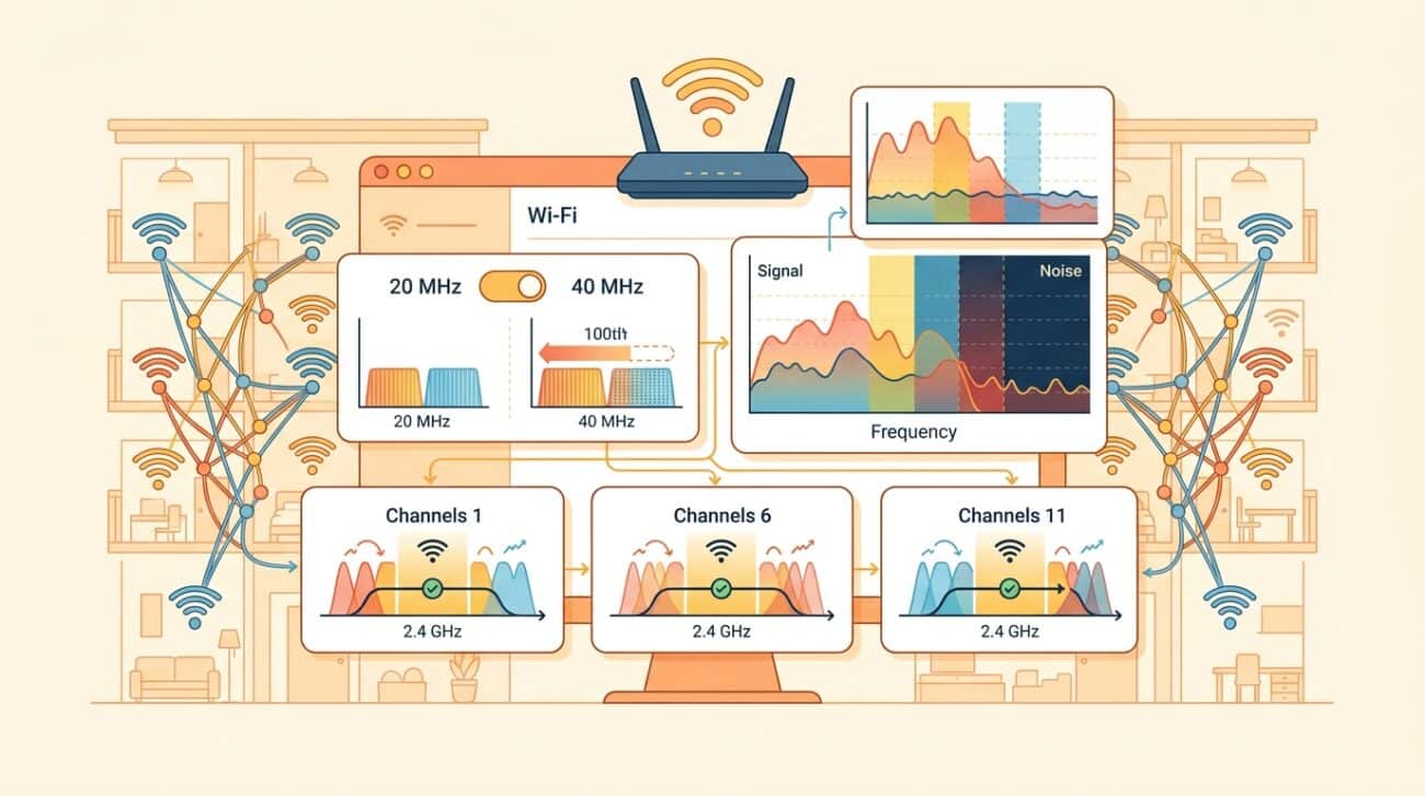 tối ưu wifi 2.4ghz