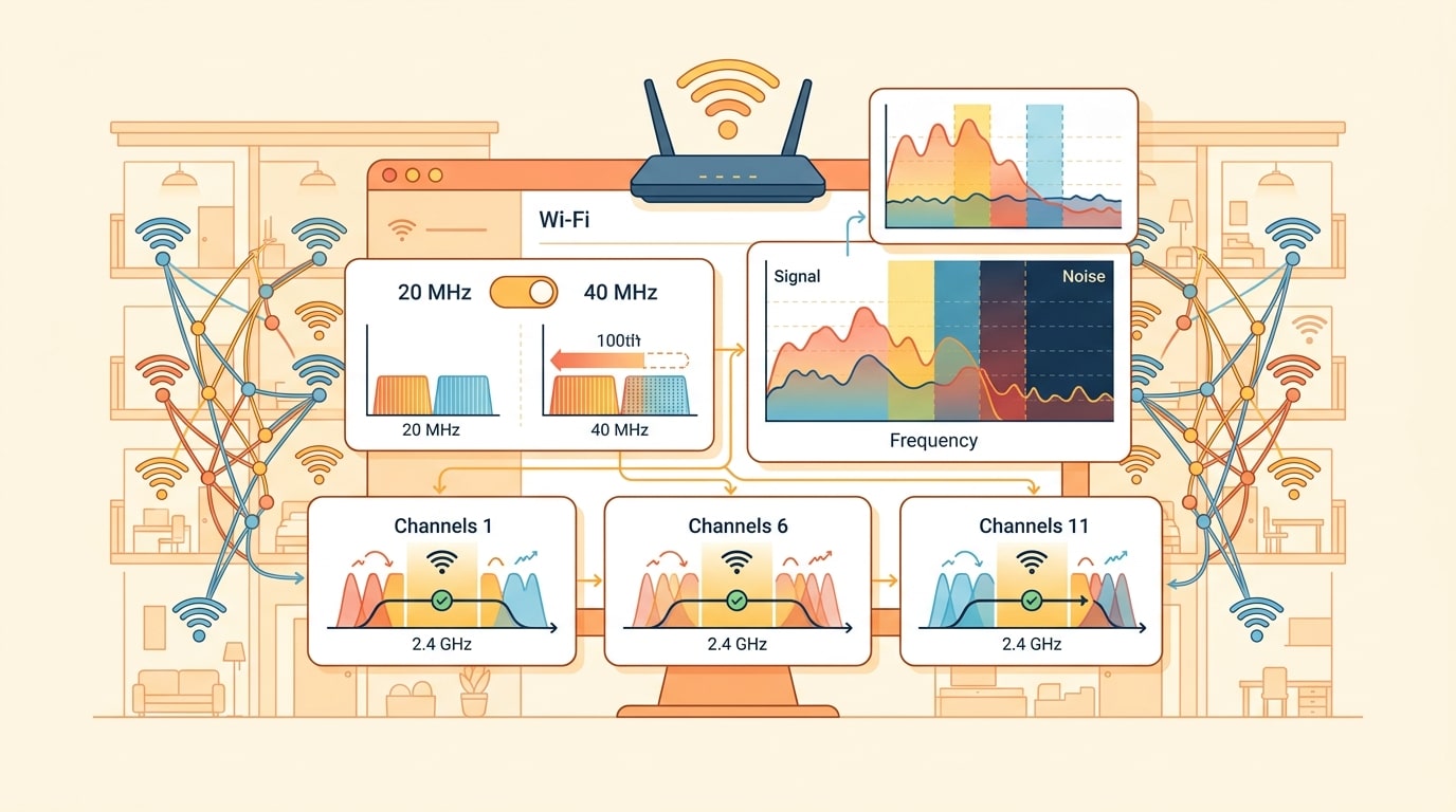 tối ưu wifi 2.4ghz