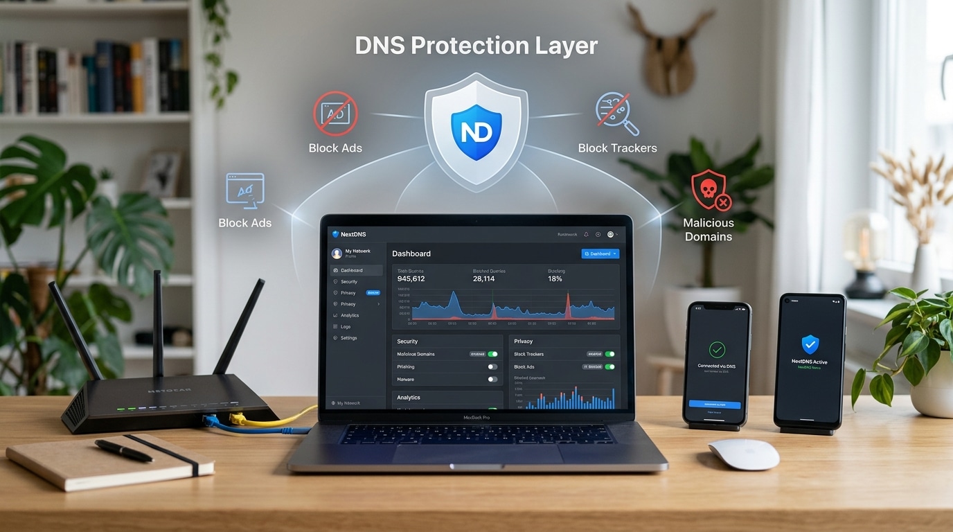 hướng dẫn thiết lập NextDNS