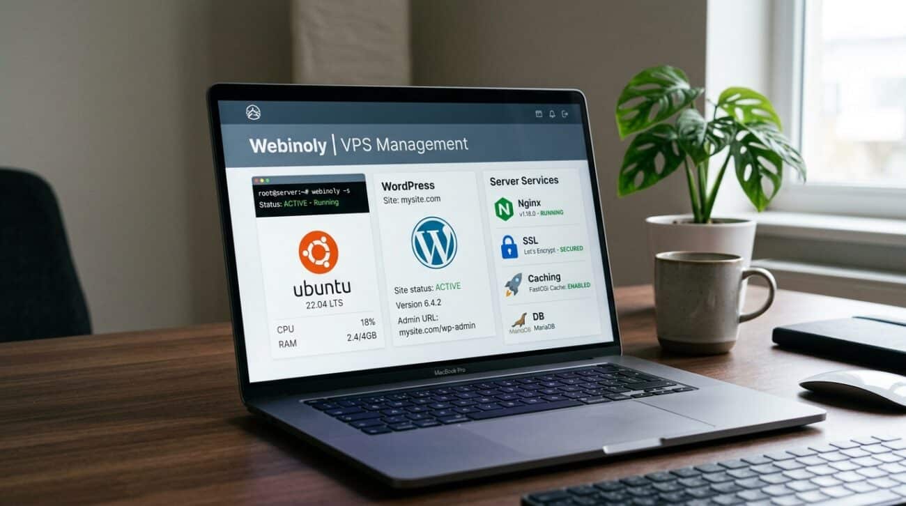 dùng Webinoly tạo máy chủ web VPS