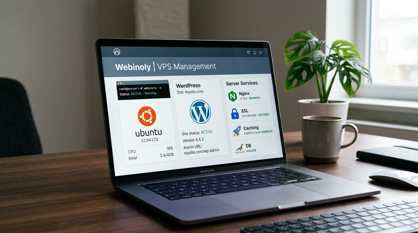 dùng Webinoly tạo máy chủ web VPS