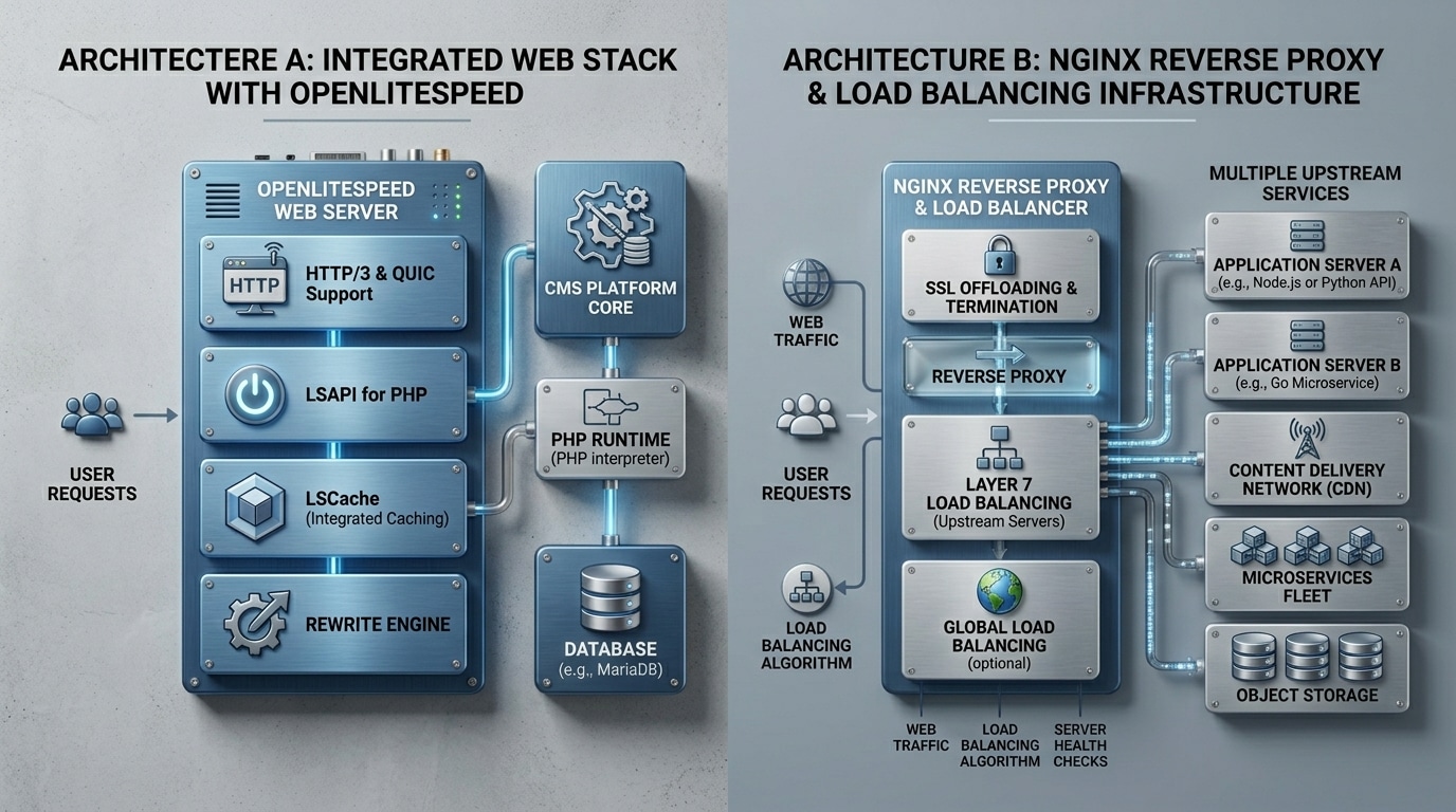 OpenLiteSpeed và NGINX
